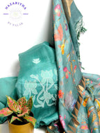 Green Appliqué Work