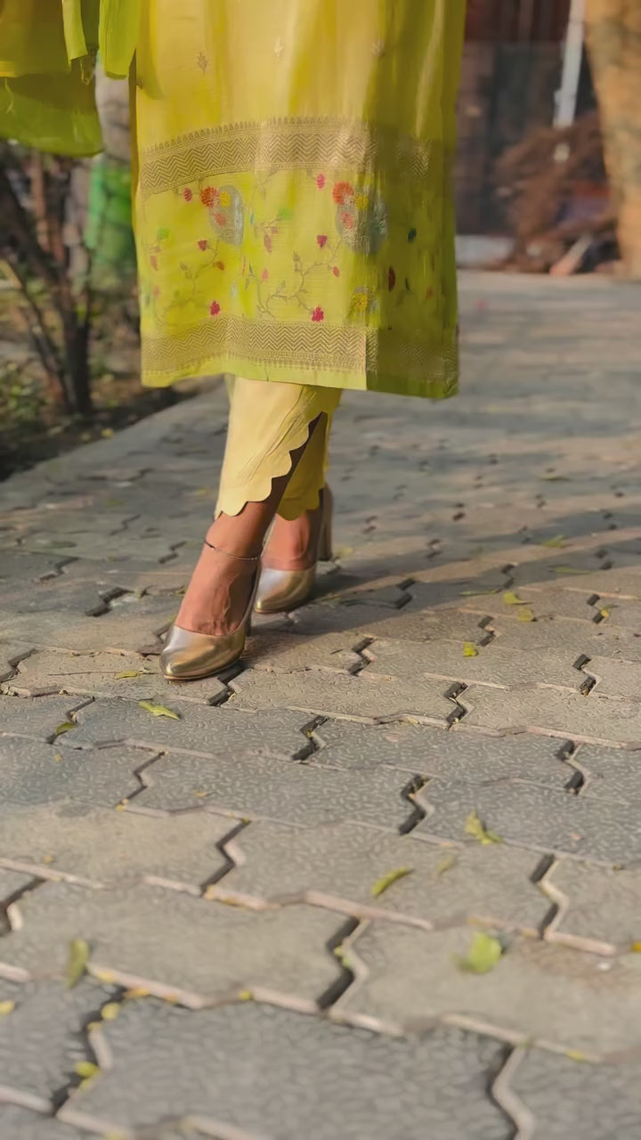 Light Yellow Kurti